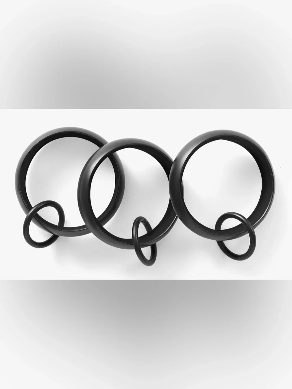 Pottery Barn Quiet-Glide Curtain Rings | Antique Bronze | 3 Sets